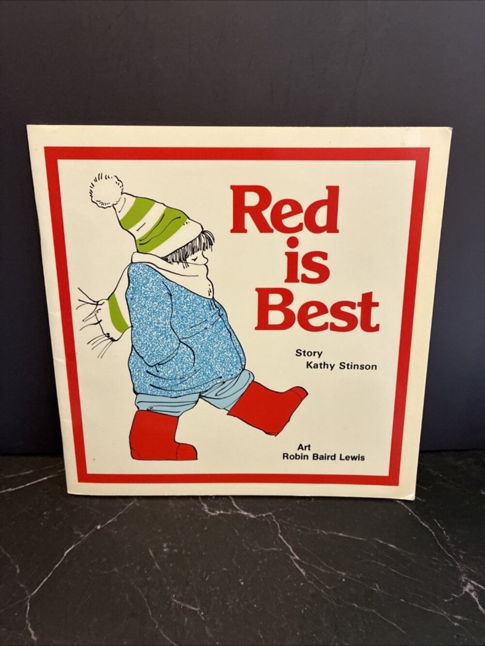 Red Is Best Kathy Stinson 1990 Annick Press Vintage Childrens Picture Book